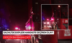 Salihli'de ekipleri harekete geçiren olay! Gerçek bambaşka çıktı