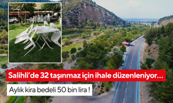 Salihli’de 32 taşınmaz için ihale düzenleniyor… Aylık kira bedeli 50 bin lira !