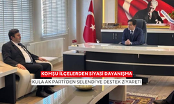 Kula AK Parti Teşkilatından Selendi Belediye Başkanı Murat Daban’a Ziyaret