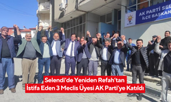 Başkan Murat Daban’ın ardından 3 meclis üyesi daha AK Parti’ye katıldı...