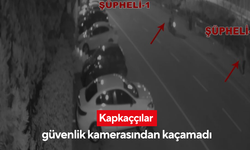 Kapkaççılar güvenlik kamerasından kaçamadı