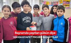 Bayramda yaşıtları gülsün diye 'Askıda kıyafet' projesi başlattılar