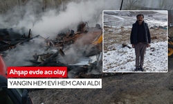 Ahşap evde acı olay: İki katlı ev küle döndü, ev sahibi kurtarılamadı