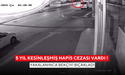 5 yıl kesinleşmiş hapis cezası vardı ! Yakalanınca bekçiyi bıçakladı