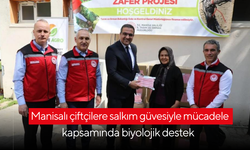 Manisalı çiftçilere salkım güvesiyle mücadele kapsamında biyolojik destek