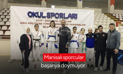 Manisalı sporcular başarıya doymuyor