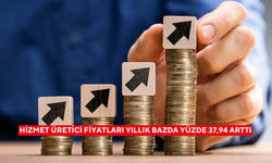 Hizmet üretici fiyatları yıllık bazda yüzde 37,94 arttı