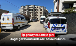 İşe gitmeyince ortaya çıktı: Doğal gaz borusunda asılı halde bulundu