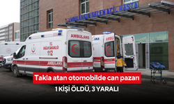 Takla atan otomobilde can pazarı: 1 kişi öldü, 3 yaralı