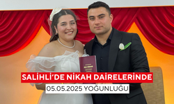 Salihli’de nikah dairelerinde 05.05.2025 yoğunluğu