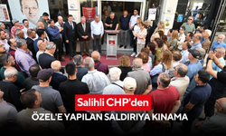 Salihli CHP'den Özel'e yapılan saldırıya kınama