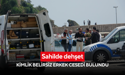 Sahilde dehşet: Kimlik belirsiz erkek cesedi bulundu