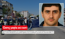 Genç yaşta acı son: Beton mikseriyle çarpışan motosikletli hayatını kaybetti