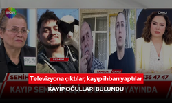 Televizyona çıktılar, kayıp ihbarı yaptılar: Kayıp oğulları bulundu