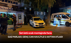 Set üstü ocak montajında facia: Gaz parladı, genç can havliyle 5. kattan atladı