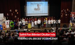 Salihli Fen Bilimleri Okulları’nda ‘Yabancı Dil Gecesi’ düzenlendi