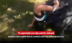 12 yaşındaki çocuğa parkta dehşet: Dakikalarca darp edildi, annesi gözyaşlarına boğuldu