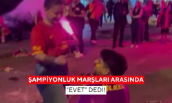 Futbol aşkı evlilikle taçlandı: Şampiyonluk kutlamasında sürpriz teklif!