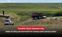 Kırsalda tüyler ürperten olay: Baba ve oğulun kamyonette yanmış cesetleri bulundu