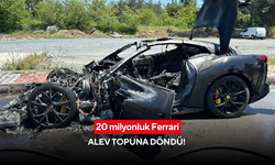 Seyir halindeyken alev aldı: 20 milyonluk araba küle döndü!