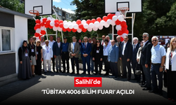 Salihli’de ‘TÜBİTAK 4006 Bilim Fuarı’ açıldı