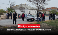 Korkunç çarpışma hayatına mal oldu: Gözü yerinden çıkan elektrikli motosiklet sürücüsü hayatını kaybetti
