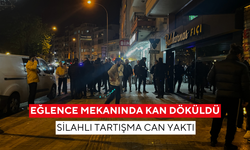 Eğlence mekanında kan döküldü: Silahlı tartışma can yaktı
