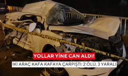 Yollar yine can aldı! İki araç kafa kafaya çarpıştı: 2 ölü, 3 yaralı