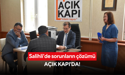 Salihli Kaymakamı Güldoğan, Açık Kapı’da talepleri dinledi