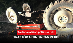 Ters dönen traktör ölüm getirdi: Yaşlı adam korkunç şekilde can verdi