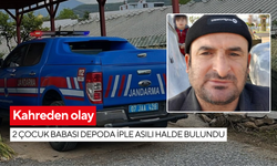 Yakınları aramaya çıktı, dehşetle karşılaştı: 2 çocuk babası depoda iple asılı halde bulundu