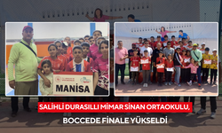 Salihli Durasıllı Mimar Sinan Ortaokulu, boccede finale yükseldi
