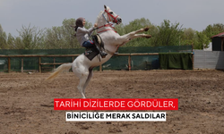 Tarihi dizilerde gördüler, biniciliğe merak saldılar