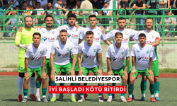 Salihli Belediyespor, iyi başladı kötü bitirdi