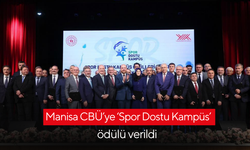 Manisa CBÜ’ye ‘Spor Dostu Kampüs’ ödülü verildi