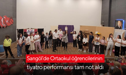 Sarıgöl’de Ortaokul öğrencilerinin tiyatro performansı tam not aldı