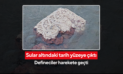 Sularının çekilmesiyle tarih ortaya çıktı | Göl altından çıkan mezarlık alanı kaçak kazıların hedefi oldu
