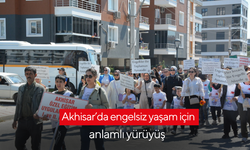 Akhisar’da engelsiz yaşam için anlamlı yürüyüş