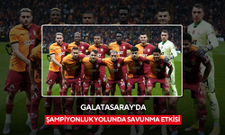 Galatasaray'da şampiyonluk yolunda savunma etkisi