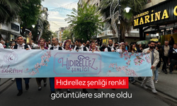 Hıdırellez şenliği renkli görüntülere sahne oldu