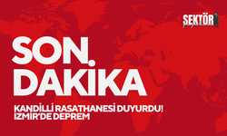 Kandilli Rasathanesi duyurdu! İzmir'de deprem
