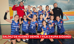 Salihli’de Kudret Demir, 1 yıla 3 kupa sığdırdı