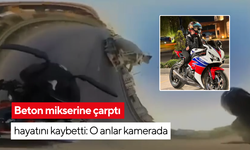Beton mikserine çarptı hayatını kaybetti: O anlar kamerada