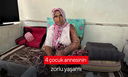 4 çocuk annesinin zorlu yaşamı