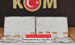 9 bin 500 adet kaçak makaron ele geçirildi
