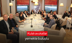 Kulalı avukatlar yemekte buluştu