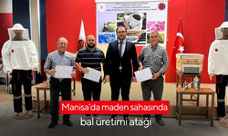 Manisa’da maden sahasında bal üretimi atağı