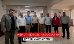 Memur-Sen’den Aydoğdu'ya hayırlı olsun ziyareti