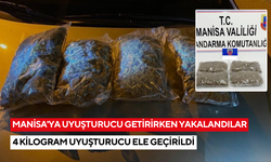 Manisa'ya uyuşturucu getirirken yakalandılar