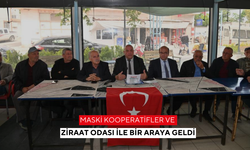 MASKİ kooperatifler ve ziraat odası ile bir araya geldi